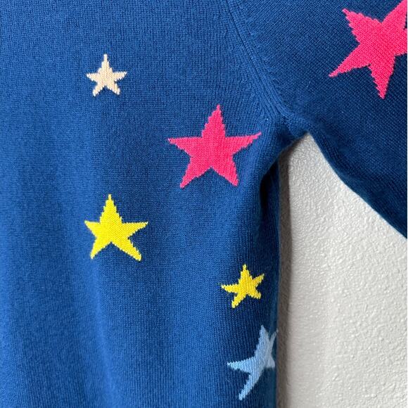 Chinti & Parker Navy Multi Star Long Sleeve Crewneck Sweater L - Picture 7 of 13